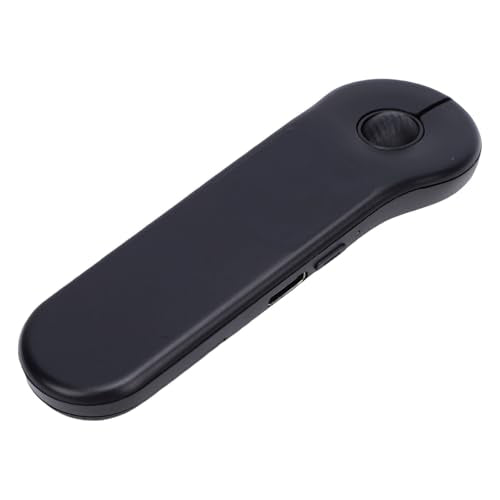 XUMIUZIY Wireless Presenter Remote Rechargeable, 2.4G Bluetooth Presentation Clicker with Touchpad for PC Laptop (Black) - color: Black