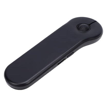 XUMIUZIY Wireless Presenter Remote Rechargeable, 2.4G Bluetooth Presentation Clicker with Touchpad for PC Laptop (Black) - color: Black