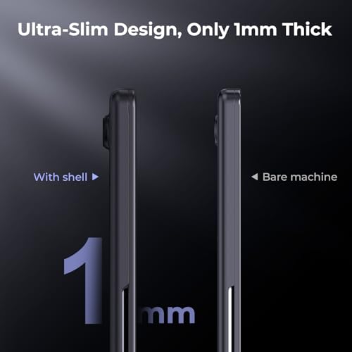 BlueSwan Matte Case for MacBook Pro 14 M5 M4 M3 M2 M1 Pro/Max 2026-2021 | 100% Color Match, Anti-Fingerprint, Anti-Scratch,Ultra Thin, Hard Shell Protective Cover, Space Black Clear - color: Space Black Clear