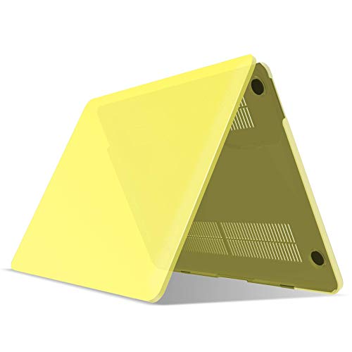 IBENZER Compatible with MacBook Pro 13 Inch Case M2 M1 2026 2025 2024 2023 2022 A2338 A2289 A2251 A2159 A1989 A1706 A1708, Hard Shell Case & Keyboard Cover for Mac Pro 13, Yellow, T13YW+1 - color: Yellow