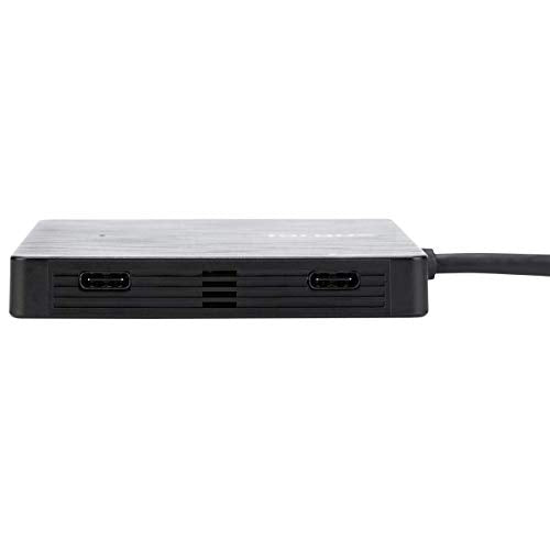 Targus USB-C to 2-Port USB 3.0 and 1 USB-C Hub with Power Pass-Through, 2.5 x 2.44 x 0.63 Inches, Black (ACH928USZ) - style: USB-C to 2-Port USB 3.0 and 1 USB-C Hub