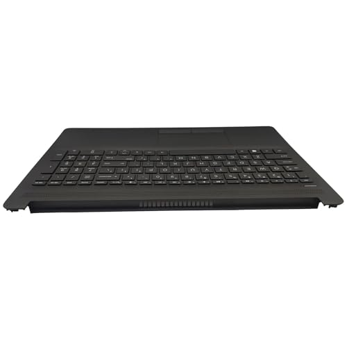 Replacement for HP Laptop 15-DA 15-DB 15T-DA Upper Case Palmrest Touchpad Keyboard Assembly L20387-001 AP29M000400 Jet Black