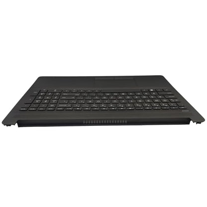 Replacement for HP Laptop 15-DA 15-DB 15T-DA Upper Case Palmrest Touchpad Keyboard Assembly L20387-001 AP29M000400 Jet Black