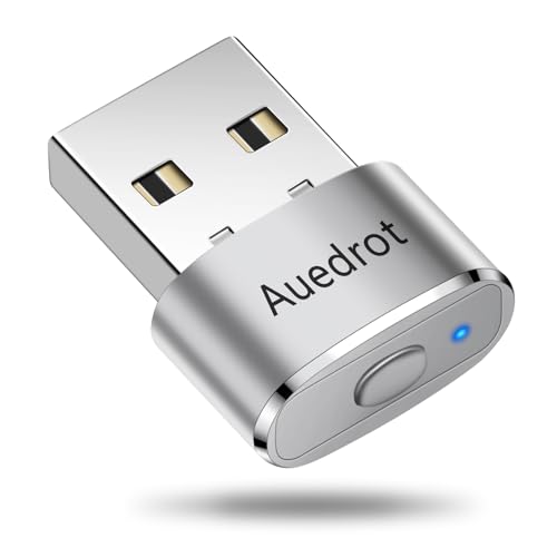 AUEDROT USB Mouse Mover - Automatic Mouse Wiggler with 2 Jiggle Modes, Switch Button, Plug & Play, Keep Computer/Laptop Awake, Silver - color: Silver, style: 1 PCS