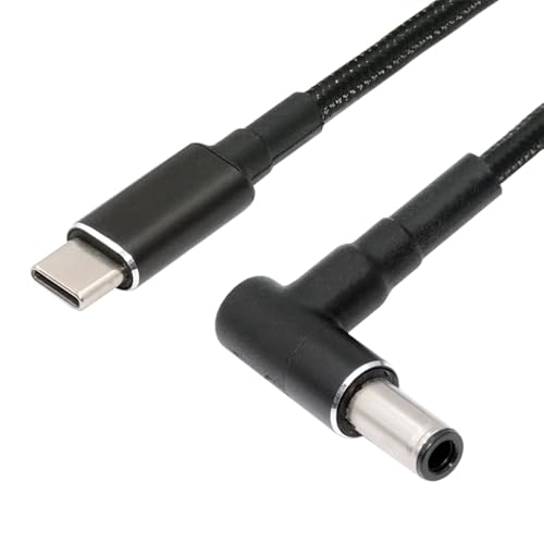 USB-C 100W 20V Input to DC 6.0 * 1.4 * 0.6mm PD Power 65W Output Charge Cable Support QC PD Type-C for Laptop (1.8m) - style: 6.0x1.4mm