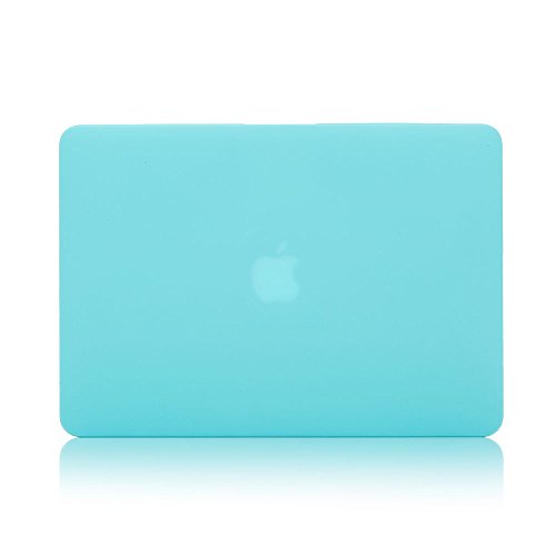 RUBAN Case For MacBook Pro 15 inch (2015-2012) Release A1398, Plastic Hard Case Shell with Keyboard Cover for Old Version MacBook Pro Retina 15 Inch, Turquoise - color: Turquoise