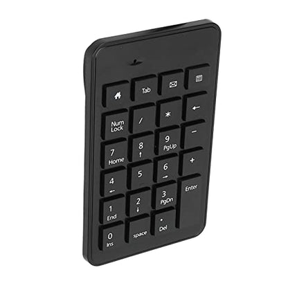 Yoidesu USB Wired Number Pad 23 Full Size Keys External Numeric Keypad, Low Noise Ergonomic Keyboard for Laptop PC, Plug and Play Comfortable Touch Number Keypad for Data Entry and