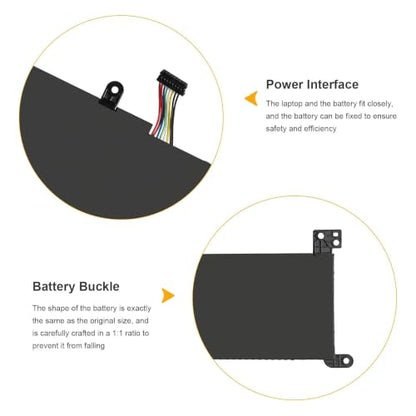 Futurebatt L16L2PB2 Laptop Battery Compatible with Lenovo IdeaPad 320-14AST 320-14IAP 320-14IKB 14ISK 15ABR 15AST 15IAP 15IKB 15ISK 17ABR 17AST17IKB 17ISK 130-14AST 330-15IKB 14AST 14IGM 14IKB 15AST - size: L16L2PB2 11.38*4.53*0.73 in