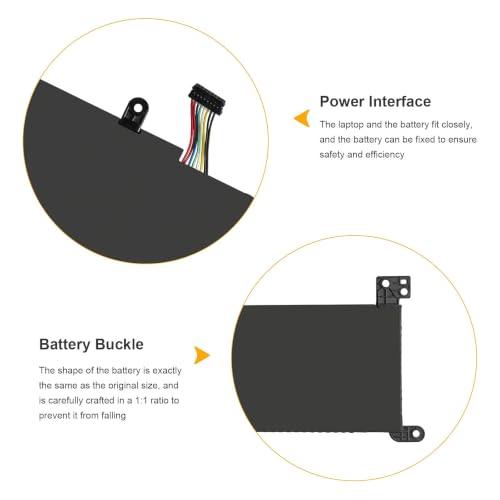 Futurebatt L16L2PB2 Laptop Battery Compatible with Lenovo IdeaPad 320-14AST 320-14IAP 320-14IKB 14ISK 15ABR 15AST 15IAP 15IKB 15ISK 17ABR 17AST17IKB 17ISK 130-14AST 330-15IKB 14AST 14IGM 14IKB 15AST - size: L16L2PB2 11.38*4.53*0.73 in
