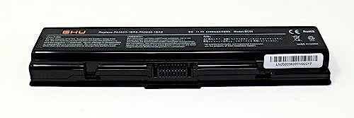 GHU PA3534U-1BRS Laptop Battery 58Wh Replacement for Toshiba Satellite A200 A205 A210 A300 A305 L305 L300D, Compatible with PA3533U PA3535U - style: PA3534U-1BRS