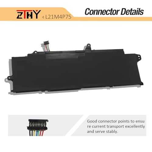 L21M4P75 L21B4P71 Battery Replacement for Lenovo ThinkPad T14s Gen 3 Gen 4 | ThinkPad T14s 2022 2023 Laptop L21L4P73 L21D4P74 Battery SB10W51976 SB10W51977 5B10W51874 5B10W51875 15.36V 57Wh 4-Cell - size: 11.61*4.05*0.19 inch L21M4P75