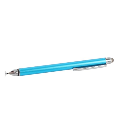 Dioche Capacitive Stylus Pen 2 in 1 Stylus Pen - High Sensitivity Double End Capacitive with Two Tips for Touch Screen & Digital Calendar - Dark Blue (Light Blue) - color: Light Blue
