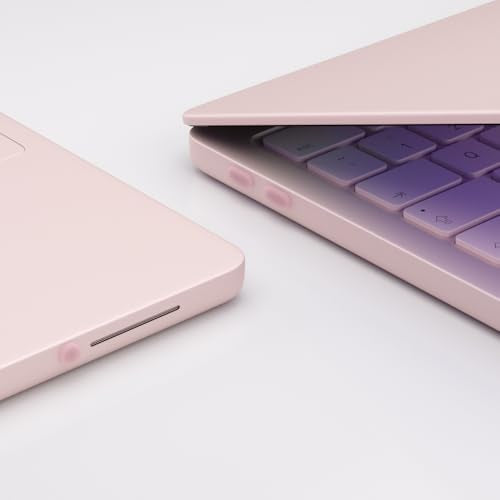 ProElife 5 Pcs Anti Dust Dirt Plug Cups Set for MacBook Neo, Blush Pink | Durable & Reusable Silicone Laptop Accessories, Custom Fit Design, Easy to Clean Non-Slip Stuff for Macbook USB-C & Headphone - color: Blush Pink