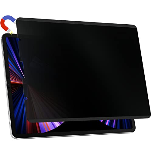 Mamol iPad Pro 12.9 inch Magnetic Privacy Screen Protector, Removable&Reusable Anti-Spy Filter for iPad Pro 12.9", Anti-Glare Privacy Filter, Easy Installation and Bubble Free - size: iPad Pro 12.9"