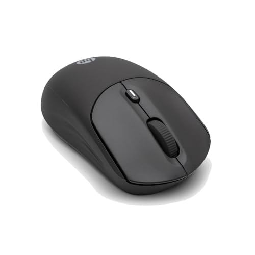 HP 400 Quiet Wireless Mouse, Dual Bluetooth & 2.4GHz, Soft Silicone, Quiet Clicks, Microsoft Wheel, 24-Month Battery, 6000 DPI, Ambidextrous, Eco-Friendly Design, Multi-OS, Black - color: Black