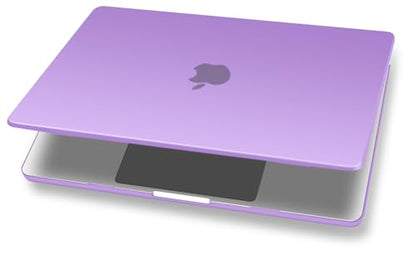 UESWILL Compatible with MacBook Air 13 inch M5 M4 M3 M2 Case 2022-2026 Model A3449 A3240 A3113 A2681, Matte Hard Shell Case Cover for MacBook Air 13.6 + Microfiber Cloth, Purple - color: Purple, size: MacBook Air 13" (M2 M3 M4 M5)
