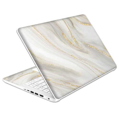 Laptop Skin Decal HP 14" - Marbling, Laptop Cover Sticker, No Cutting Required, No Bubble, Waterproof, Scratch Resistant - Including Wide Screen and Wrist Pad - size: 14 inch