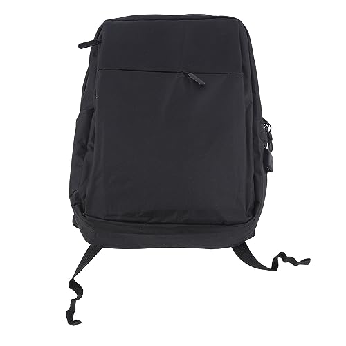 Travel Laptop Backpack Unisex, Work Laptop Backpack with USB Charging Port, Large Casual Daypack for Men Women, Oxford Fabric Carry On Computer Bag with Anti - Slip (Black)