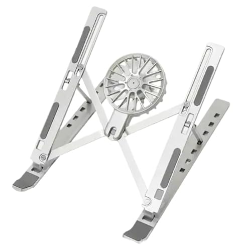 Compatible for Bg-for 18 Inch Laptop Cooler Stand - Foldable with Fan, Cooling Pad for Notebooks & Tablet Desktop Bracket,