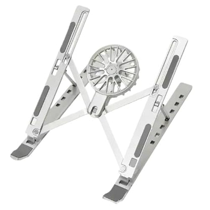 Compatible for Bg-for 18 Inch Laptop Cooler Stand - Foldable with Fan, Cooling Pad for Notebooks & Tablet Desktop Bracket,