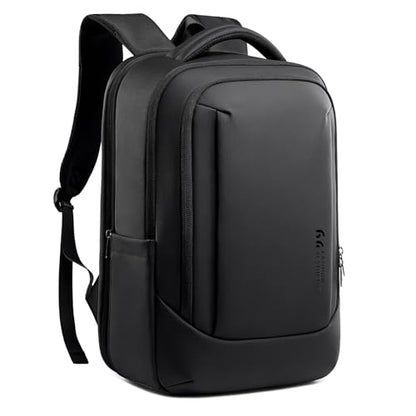Expandable 16 Inch Laptop Backpack for Men | 40L Travel Backpack with USB-A&C Port, Flight Approved Carry On Backpack, 180° Laptop Compartment, Black