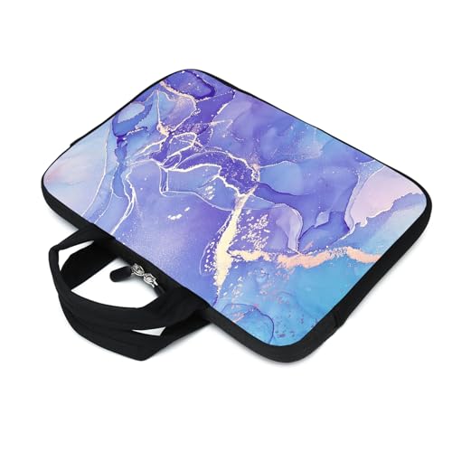 15.6" Laptop Sleeve 14" 15" 15.4" Chromebook Case Ultrabook Case Notebook Sleeves PC Messenger Bag (Purple) - color: Purple