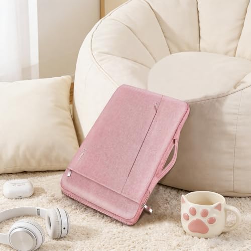 Ferkurn Laptop Case Sleeve for Men Women Chromebook Case Compatible with MacBook Air/Pro Lenovo Surface HP Dell ASUS Acer, 15.6 inch, Pink - color: Pink, size: 15.6 inch