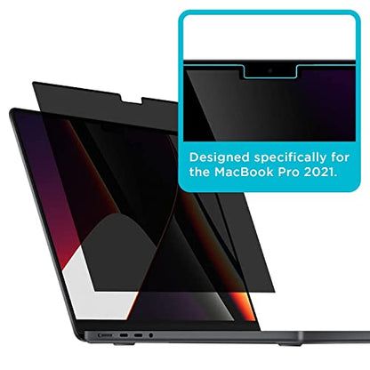 Tech Armor Magnetic Privacy Film Screen Protector Designed for MacBook Pro Retina 14 Inch 2021, Easy Magnet Removal 1 Pack