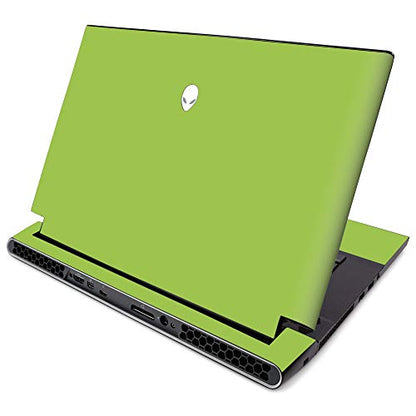 MightySkins Skin for Alienware M15 R2 (2019) - Solid Lime Green | Protective, Durable, and Unique Vinyl Decal Wrap Cover | Easy to Apply, Remove, and Change Styles | Made in The USA - color: Solid Lime Green