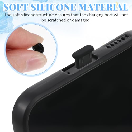 30 Pack USB C Dust Plug, USB C Dust Plug, Silicone Type-c Port Cover Protector Compatible with Phone, Tablet, Laptop, All Devices
