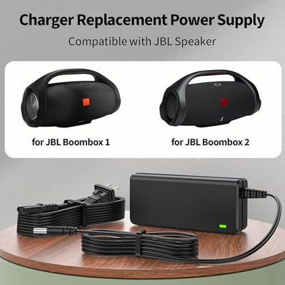 20V 4A AC/DC Adapter Power Supply for JBL Boombox Charger Speaker | Boombox 1, Boombox 2 Bluetooth Speaker by Harman MAIN-40911 JBLBOOMBOX JBLBOOMBOX2 Charger Replacement Power Cord