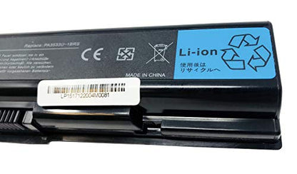 GHU New Battery 98 WH PA3727U-1BAS PA3727U-1BRS Compatible for Toshiba Satellite A200 A205 A210 A305 A505 L305 L455 L500 L505 PA3533U-1BRS PA3533U-1BAS PA3534U-1BAS PA3534U-1BRS PA3535U-1BAS - style: 98Wh/PA3727U-1BRS