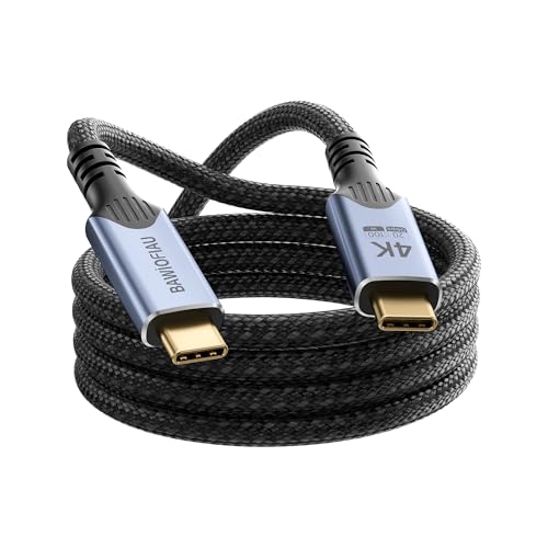 Type c to Type c Cable,20gbps USB c 3.2 gen 2,4k@60Hz Video,usbc Cable Monitor,240w USB c Cable,high Speed USB c Cable,6.6FT USB c Cord Compatible with Thunderbolt 4/3 - size: 6.6FT/2M