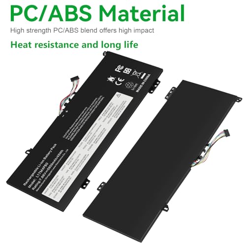 L17M4PB0 L17C4PB0 Battery for Lenovo Flex 6-14 6-14IKB 6-141KB 6-14ARR IdeaPad 530S 530S-14ARR 530S-14IKB 530S-141KB 530S-15IKB 530S-151KB Yoga 530 530-14ARR 530-14IKB 14IKBR 141KB 14ARR 15ARR 15IWL - size: 9.53*3.82*0.16inch L17M4PB0