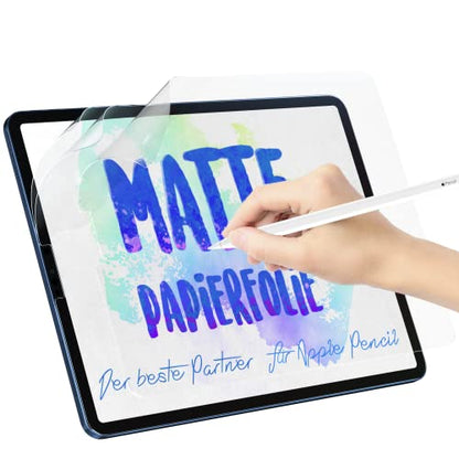 [Pack of 3] Paper Film for iPad 7th/8th/9th Generation (10.2 Inch, 2019/2020/2021), Matte Paper Film, Screen Protector for Writing Drawing - size: 10.2" iPad