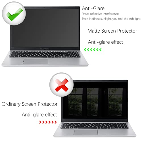3 PCS 15.6" Anti Glare Screen Protector for Dell Inspiron 15 /HP Pavilion 15 /HP Envy 15 /Lenovo Ideapad 15 /Acer Aspire 5 15.6 /Acer Nitro 5 15.6 /ASUS VivoBook 15.6 /Chromebook 15.6 Screen Protector - size: 15.6 inch