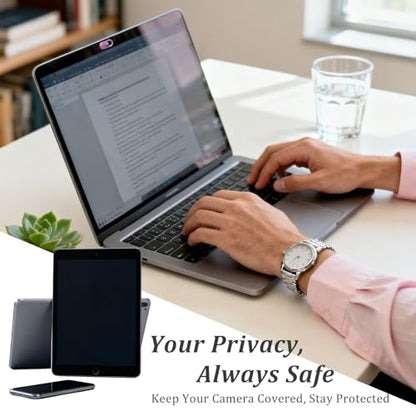 Camera Cover Slide (10-Pack) – Ultra-Thin Colorful Privacy Webcam Stickers for MacBook, iPad, Laptop & Tablet – 0.7mm Slim Protector