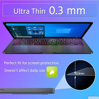 2 Pack Tempered Glass Screen Protector HP OmniBook Ultra Flip 2-in-1 14" (14-fh0000) Touchscreen Laptop 2025-2024, 9H Hardness Scratch Resistant Anti-Shatter Film Anti Fingerprint