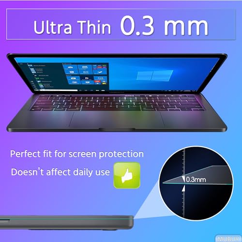 2-Pack Tempered Glass Screen Protector for 2026 Lenovo IdeaPad 5 / 5x / 5a 2-in-1 (14″, Gen 11) Touchscreen Laptop, 9H Hardness Scratch Resistant