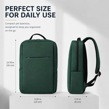 Laptop Backpack for Women & Men, 15.6" Laptop and Tablet Bag with Computer Compartment – Lightweight, Durable Travel & Work Backpacks, Green - color: Backpack 01 Green