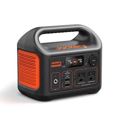 Jackery Portable Power Station Explorer 300, 292Wh Backup LiFePO4 Battery, Solar Generator for Outdoors Camping Travel Hunting Blackout (Solar Panel Optional) - style: E300