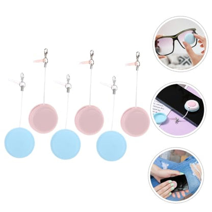 Multi-use Cleaning Tool 6 Pack Round Screen for Glasses Phone Camera Scratch-Free Dust-Free