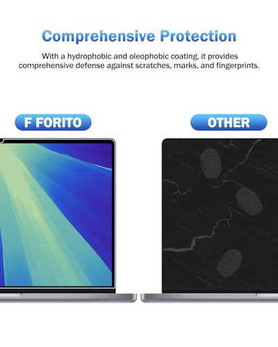 F FORITO 2-Pack Anti Blue Light Matte Screen Protector Compatible with 2026 MacBook Neo 13 inch with A18 Pro Chip - Eye Protection Blue Light Blocking & Anti Glare Laptop Screen Protector - size: for MacBook Neo 13"(2026, A18 Pro)