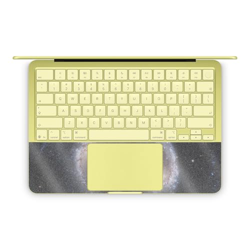 Glossy Glitter Laptop Skin Compatible with Apple MacBook Neo - Eridanus - Premium 3M Vinyl Protective Wrap Decal Cover - Easy to Apply | Crafted in the USA by MightySkins - color: Eridanus, size: MacBook Neo Full Cover Skin, style: Glossy Glitter Finish