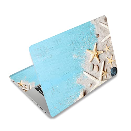 Laptop Skin Sticker Decal,12" 13" 13.3" 14" 15" 15.4" 15.6" Laptop Skin Sticker Protector Cover for Toshiba Hp Samsung Dell Apple Acer Leonovo Sony Asus Laptop Notebook (Beach) - color: Beach