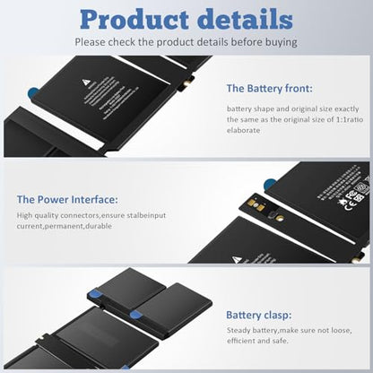TREE.NB A2485 A2527 Laptop Battery for Apple MacBook Pro 16 inch A2485 (Late 2021) EMC3651, EMC3651 MK1E3LL/A MK183LL/A MK1F3LL/A MK193LL/A MK1H3LL/A MK1A3LL/A - size: 11.97x3.58x0.33inch A2527