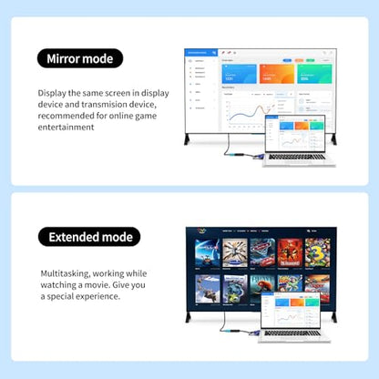 MT-VIKI VGA to HDMI Adapter, 1080P Converter with Audio+USB Power from VGA Computer/Laptop to HDMI TV/Monitor, Male to Female (2 Pack) - color: 2 pack