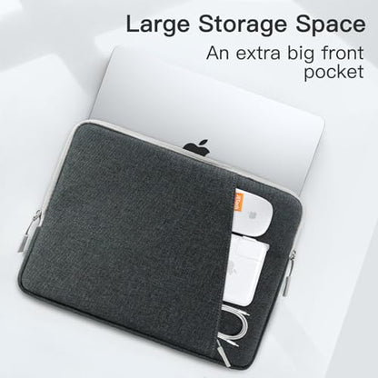 JETech Laptop Sleeve for MacBook Neo (A18 Pro), 14-InchMacBook Air/Pro, MacBook Pro M1-M5 2021-2026, Waterproof Bag Case with Pocket, Compatible with 14 Inch Notebook (Dark Grey) - color: Dark Grey, size: 14-Inch