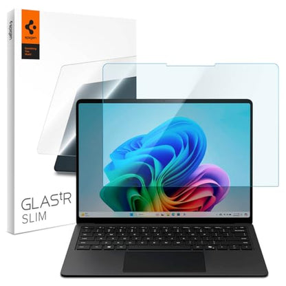 Spigen Tempered Glass Screen Protector [GlasTR Slim] Designed for New Surface Laptop 13.8 inch [9H Hardness] - size: 13.8 inch