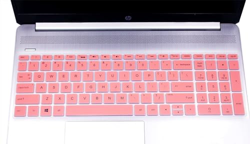Keyboard Skin Compatible for 15.6" HP Pavilion 15-dy/dw 15-db/da 15-bs/bw 15-ef 15t 15z 15t-dw400 15-dy2024nr dy2021nr 15-dy2073dx 15-dw4047nr dw3021wm 15-db0011dx 15-ef1023dx/HP 17t 17-bs/ca/by (Pink - color: Pink